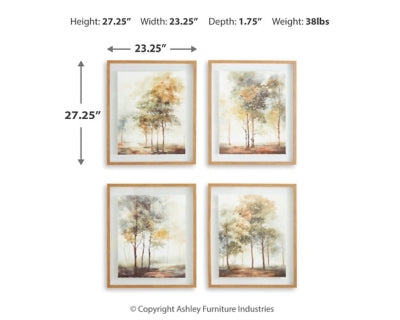 Bryneford Wall Art (Set of 4)