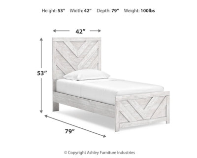 Cayboni Twin Panel Bed