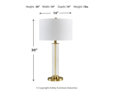 Lámpara de mesa Orenman (juego de 2)