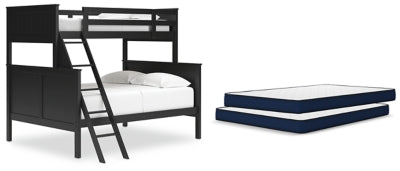 Litera Nextonfort Twin sobre Full con colchones