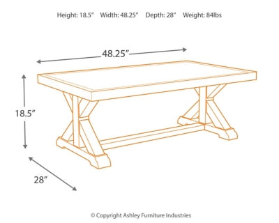 Mesa de centro terraza Beachcroft