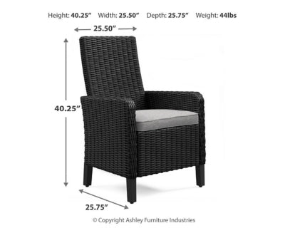 Beachcroft Outdoor Arm Chair with Cushion (Set of 2)