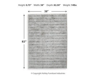 Alfombra Laddway de 5' x 7'