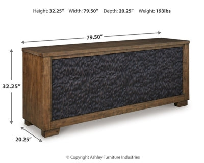 Soporte para TV Rosswain de 80"
