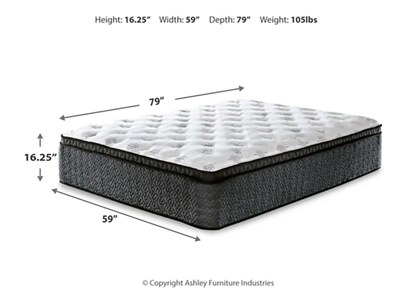 Colchón 2 plazas Ultra Luxury 16 inch - vista 5