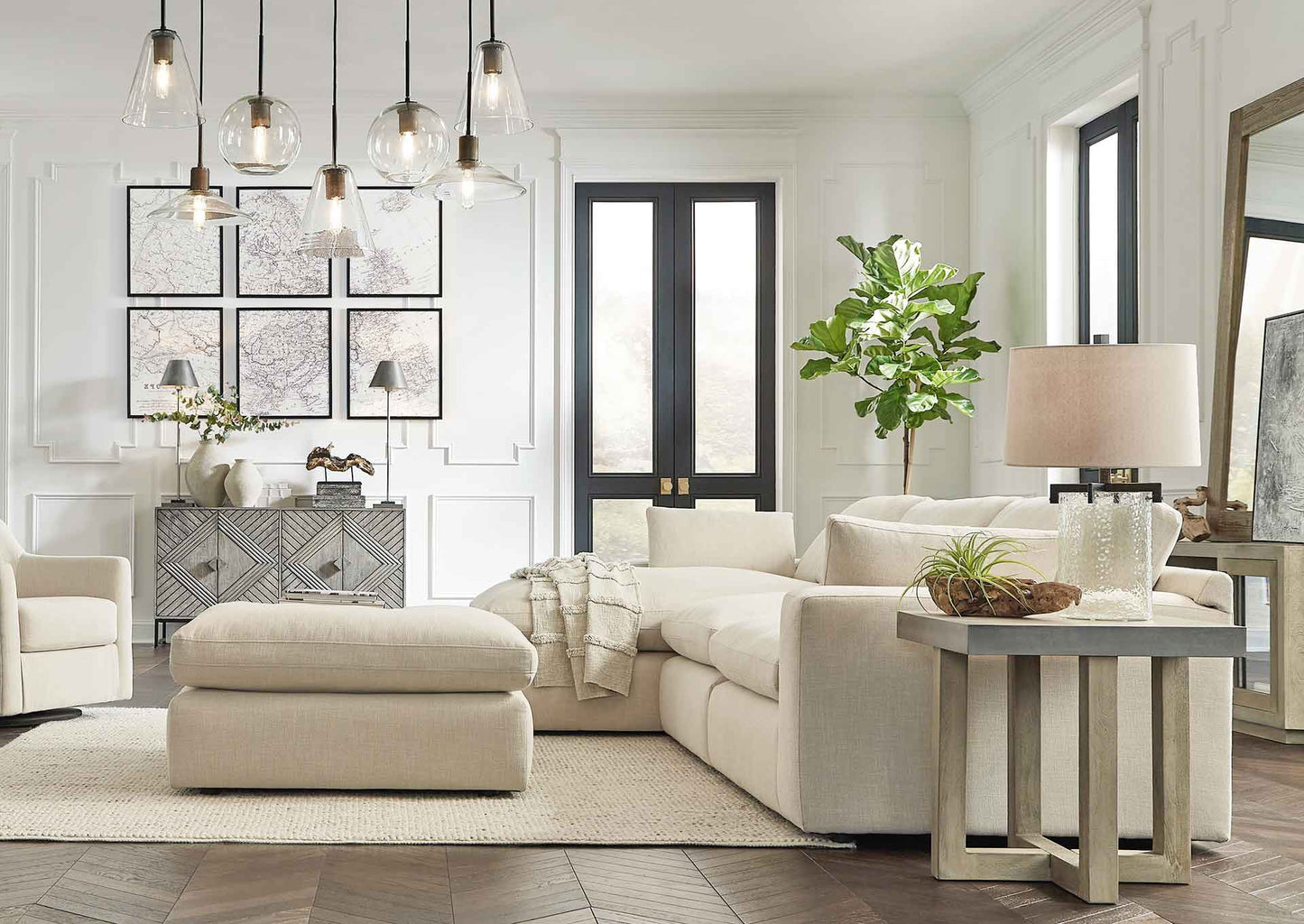 Ottoman oversized Elyza - vista 5