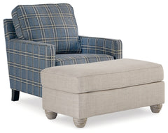 Traemore Accent Chair and Ottoman