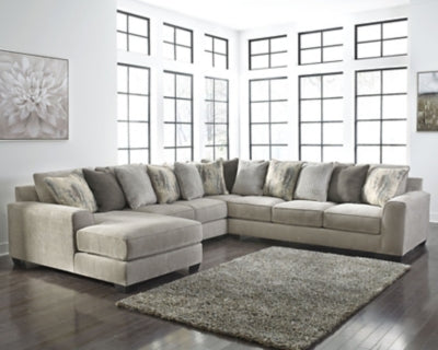 Seccional Ardsley de 4 piezas con chaise longue