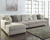Seccional Ardsley de 3 piezas con chaise longue
