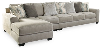 Seccional Ardsley de 3 piezas con chaise longue