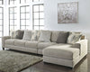 Seccional Ardsley de 3 piezas con chaise longue