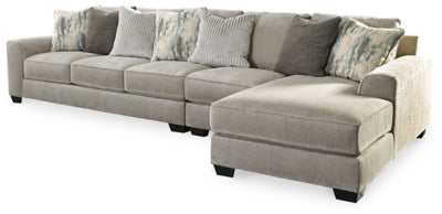 Seccional Ardsley de 3 piezas con chaise longue
