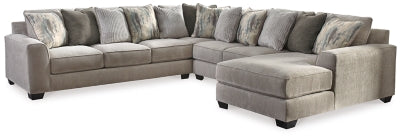 Seccional Ardsley de 4 piezas con chaise longue