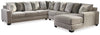 Seccional Ardsley de 4 piezas con chaise longue
