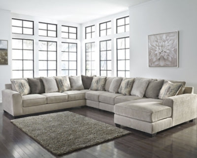 Seccional Ardsley de 5 piezas con chaise longue