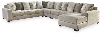 Seccional Ardsley de 5 piezas con chaise longue