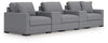 Omaha by Ashley 5-Piece Sectional with Storage Consoles