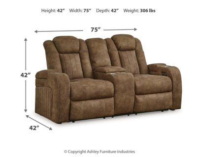 Loveseat reclinable eléctrico Wolfridge