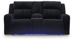 TwinBrooke Power Reclining Loveseat with Console