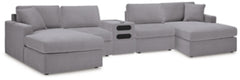 Modmax 5 Piece Sectional with Audio Console