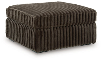 Midnight-Madness Oversized Accent Ottoman