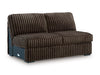 Midnight-Madness Armless Loveseat