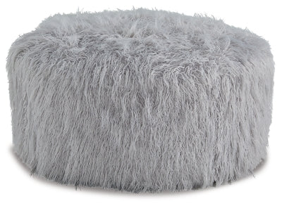 Ottoman oversized Galice light gray