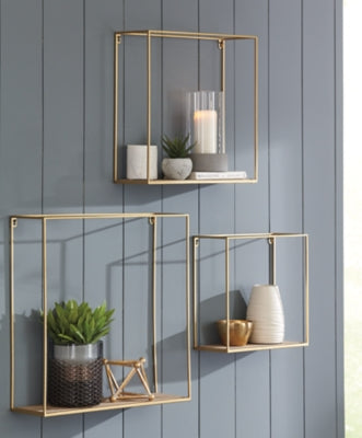 Estante de pared Efharis (juego de 3)