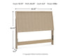 Cielden Queen Panel Headboard
