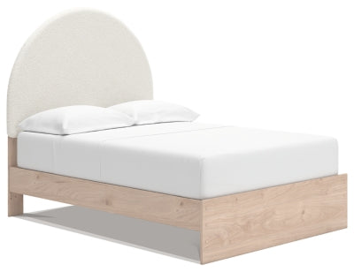 Shapella Full Upholstered Panel Bed