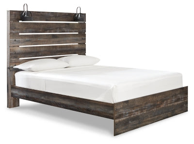 Cama Queen con paneles Drystan