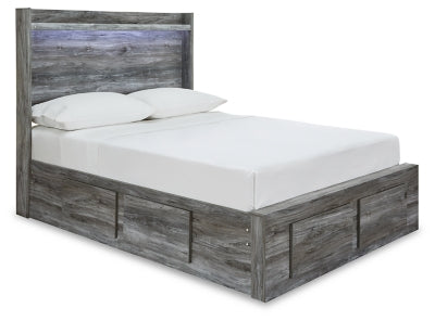 Cama Baystorm de tamaño completo con 4 cajones de almacenamiento
