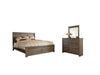 Juararo Queen Panel Bed, Dresser and Mirror