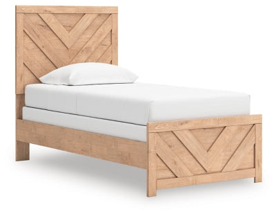 Cama individual con paneles Sanginlane