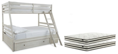 Robbinsdale Twin sobre Full con almacenamiento y colchones