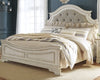 Cama tapizada Realyn California King con paneles