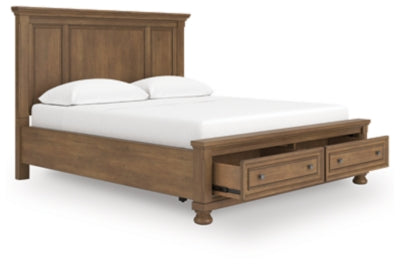 Cama California King Vandenmore con almacenamiento y paneles