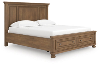 Cama California King Vandenmore con almacenamiento y paneles