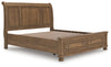 Vandenmore California King Storage Sleigh Bed