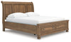 Vandenmore California King Storage Sleigh Bed
