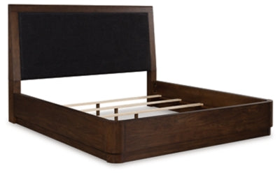 Kendamor King Upholstered Panel Bed