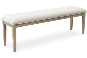 Vallardia 56" Upholstered Dining Bench