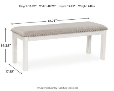 Banco de comedor Robbinsdale de 48"
