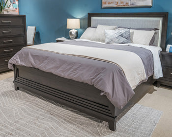 Neymorton Queen Upholstered Panel Headboard