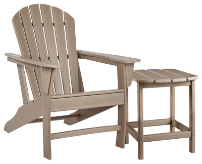 Silla Adirondack Sundown Treasure con mesa auxiliar