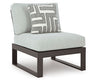 Beachloft Outdoor Armless Chair with Cushion