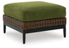 Horizon Hall Outdoor Ottoman with Cushion