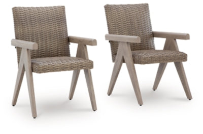 Carisbo Outdoor Arm Chair (Set of 2)