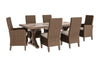 Beachcroft Outdoor Dining Table with 6 Chairs