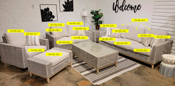 Cojín de espalda Seton Creek